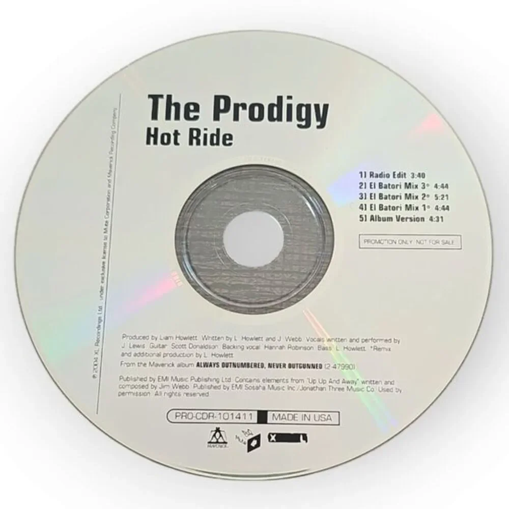 The‎ Prodigy – Hot Ride [2004 Promotional CD Single] - Picture 3 of 3